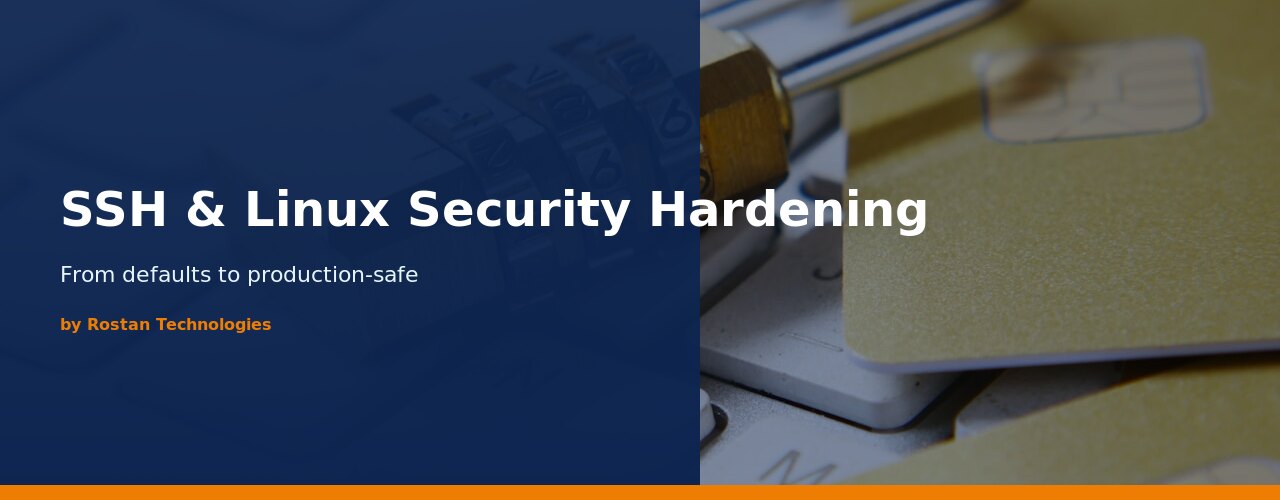 SSH & Linux Security Hardening — From Defaults to Production-Safe