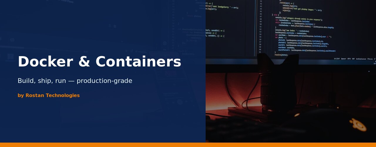 Docker & Containers — Build, Ship, Run for Production