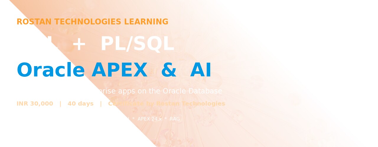 SQL + PL/SQL + Oracle APEX & AI — Build AI-Powered Enterprise Apps